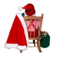 thumbnail image 3 of Kurt Adler 18 Inch Kringle Claus Sitting in Chair with Bag of Gifts, 3 of 8