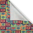 thumbnail image 4 of Ambesonne Retro Valance Pack of 2, Colorful Cameras in Squares, 42"X18", Multicolor, 4 of 5