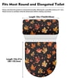 thumbnail image 5 of ZIATUBLE Autumn Thanksgiving Toilet Lid Cover Elongated Maple Leaves Toilet Seat and Tank Lid Covers Soft for Bathroom Set of 2 Toilet Tank Lid Covers Autumn Fall Decor, 5 of 7