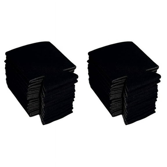 20PCS Neoprene Beer Can Cooler Drink Cup Sleeve Insulator Wrap Cover New Black