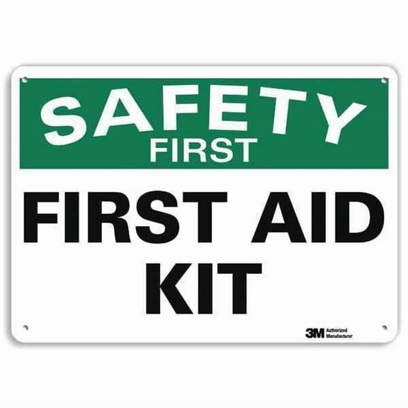 Lyle Safety Sign,7 in x 10 in,Aluminum U7-1199-RA_10X7