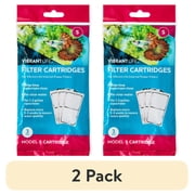 (2 pack) Vibrant Life Filter Cartridges, for 1-3 Gallon Aquariums, 3 Count