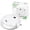 White, variant on Mini 3-in-1 Intelligent Robotic Vacuum Cleaner, All-in-One Automatic Sweeping Mopping and Suction Machine, Slim Design for Efficient Home Cleaning, Black