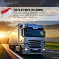 thumbnail image 3 of unbranded 10pcs Reflective Tape Strip Plastic White Waterproof Safety For Truck, 3 of 5