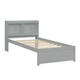 thumbnail image 7 of Danolapsi Twin/Full Size Bed With Trundle, Pine Wood Twin/Full Platform Bed Frame With Headboard Bookcase And Storage Shelves For Bedroom, No Box Spring Needed, Easy Assembly, 7 of 7