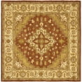 thumbnail image 6 of SAFAVIEH Heritage Sheila Traditional Wool Area Rug, Rust/Gold, 2'3" x 4', 6 of 8