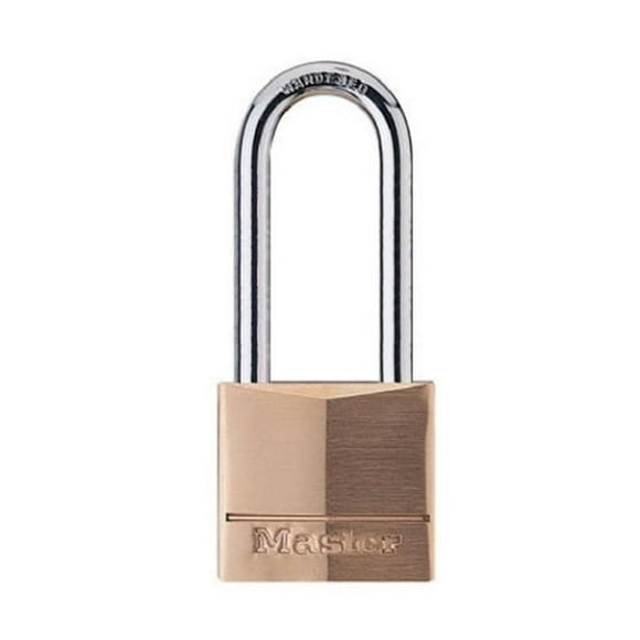 Master Lock 1-9/16” Solid Brass Body Padlock with 2” Shackle