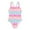YE-Pink, variant on Gvdentm Little Girls Swimsuit Cute Swimwear One Piece Cutout Bathing Suit for Girls Beach Clothes White,11-12 Years