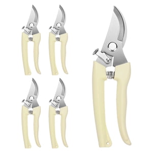 Uxcell 4-Pack Bypass Pruning Shears for Garden, 6.6 Inch Stainless Steel Scissors