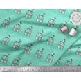 thumbnail image 3 of Soimoi Polyester Crepe Fabric Colorful Bottle Decor Fabric Printed Yard 52 Inch Wide, 3 of 3