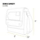 thumbnail image 5 of Bandolera Carhartt Durable Brown con funda para portátil de 15 pulgadas, 5 of 6