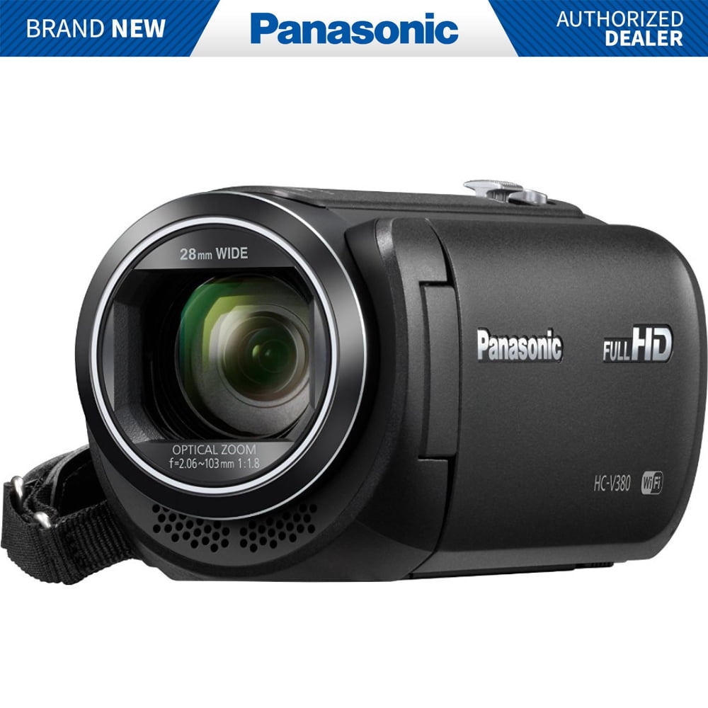 Panasonic HC-V380K Full HD Camcorder with Wi-Fi Multi Scene Twin Camera -  Black