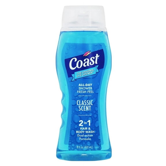 Coast Hair & Body Wash 2-In-1 Classic Scent 18oz (Pack of 3)