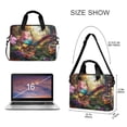 thumbnail image 3 of 16" Laptop Tote Bag Laptop Sleeve Case Computer Briefcase for Work & Travel Colorful Butterfly Scene, 3 of 8