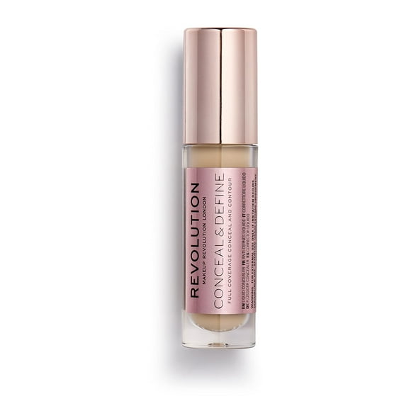 Revolution Beauty, Correcteur Dissimule & Définit, Couvrance Totale & Léger, Fini Mat Longue Durée, Vegan & Sans Cruauté, C7 Teint Moyen Ou Beige, 0.14 Oz.