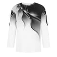 thumbnail image 3 of Tbopshirt Mens Tops Men Short Sleeve Printing Round Neck Pullover T Shirt Blouse, 3 of 4