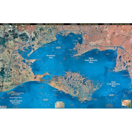Lake Borgne Fishing Map Standard Map M058 Laminated Lake Borgne Fishing Map - Walmart.com