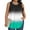 Mint Green, variant on HOMBOM Plus Size Summer Tops for Women Trendy Blue Tank Top Sleeveless Crew Neck Color Blocking Tunic Blouse