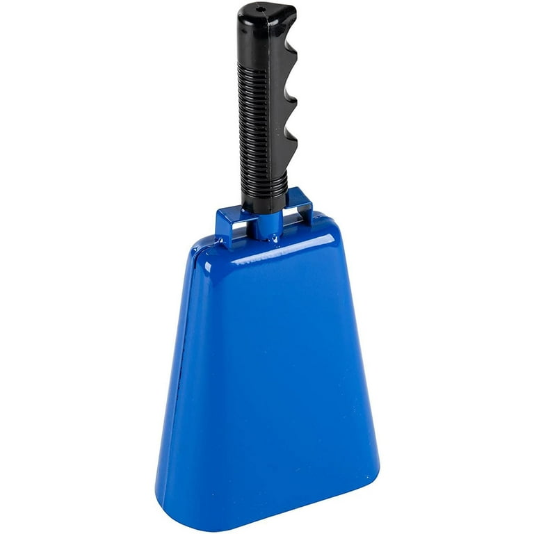 Cowbell With Handle - Cow Bell Noisemakers, Loud Call Bell For Cheers,  Sports Games, Weddings, Farm, Blue, 4.75 X 11 X 2.375 Inches : Target