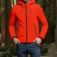 thumbnail image 4 of Windbreaker Jackets for Men 2025 Long Sleeve Lightweight Windproof Zip Up Hooded Jacket with Pockets Outerwear Coat, 4 of 6