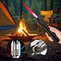 Nsxcdh Metal Gas Torch Lighter Windproof High Temperature Jet for Kitchen and Outdoor,Refillable Butane Design,Durable Alloy Body,Safety Build,Consistent Flame Control Hiking Camping,Outdoor Gear