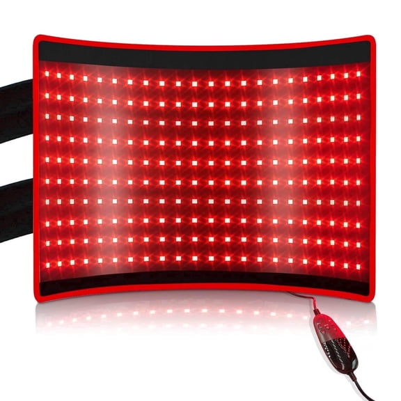 BestQool Red Light Therapy for Body, Triple Chips 660nm 850nm Infrared Light Therapy Pad for Wellness Use, 21.9 in x 13.6 in
