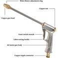 thumbnail image 1 of Pistola de riego de metal, botón de control de flujo fácil, rociador de jardín largo profesional de alta presión, para lavar/regar césped, jardines/caminos, 1 of 4