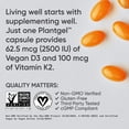 thumbnail image 4 of Suplemento de vitamina D3 K2 de 2500 UI de Sports Research con aceite MCT de coco, 4 of 8