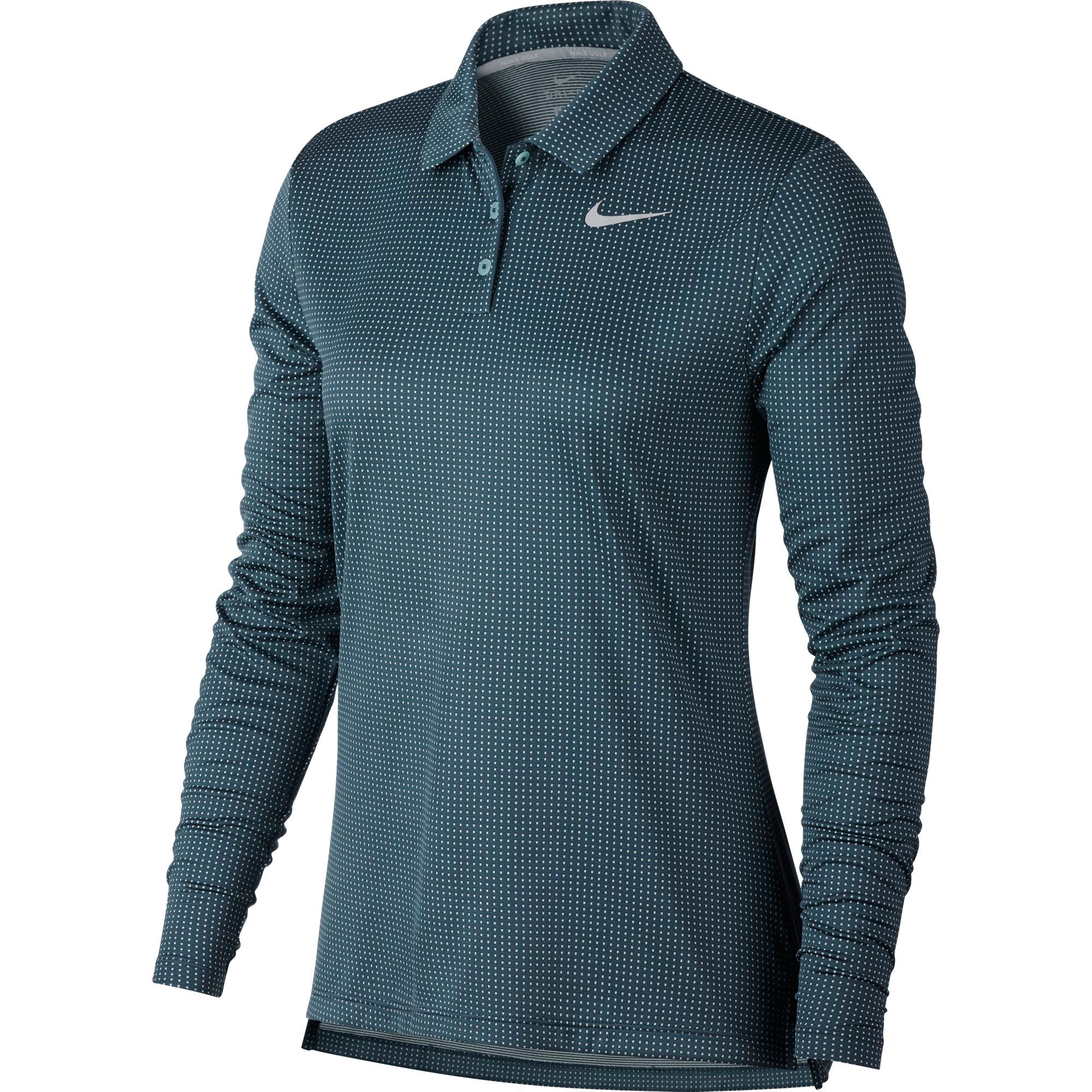 nike women's long sleeve polo shirts