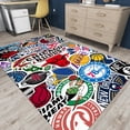 thumbnail image 4 of Dreammotif Basketball Teams Rug, Area Rugs For Living Room, Colorful Modern Rug, Game Room Decor, Bedroom Decor For Teens, Large Bedroom Rug, 4 of 8