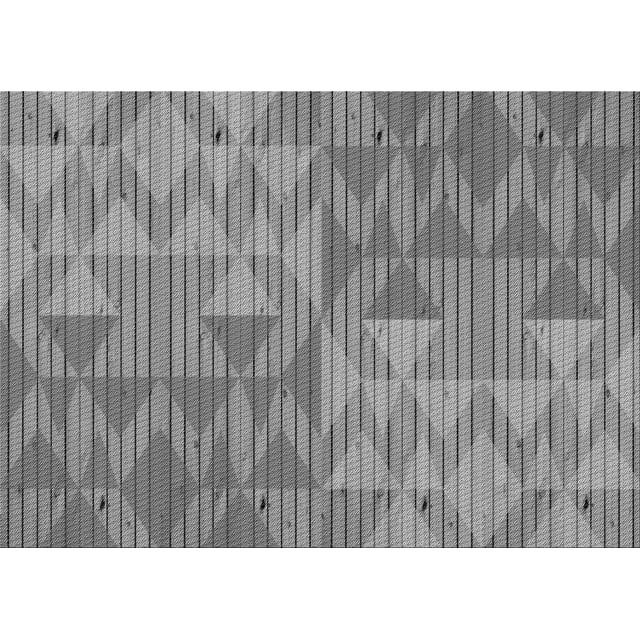 Ahgly Tapis Rectangulaire Lavable en Machine Intérieur Transitionnel Gris Cendré, 2 Pieds x 3 Pieds