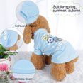 thumbnail image 4 of Camiseta para Mascotas Primavera Ropa para Cachorros Pequeños Gato Vestido de Vestir Estilo Rayas,#16,L, 4 of 7