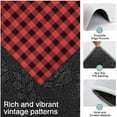 thumbnail image 3 of Red and White Checkered Pattern Kitchen Rugs Sets Of 3,Kitchen Runner Rugs Non Skid Washable,Decorative Kitchen Floor Mats for Kitchen,Sink,Laundry,17"x30"+ 17"x47" + 17"x59", 3 of 6