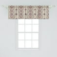 thumbnail image 2 of Ambesonne Floral Window Valance, Medieval, 54" X 18", Eggshell Dried Rose, 2 of 3