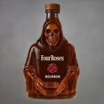 thumbnail image 3 of Suitable for whiskey enthusiasts and home bar accessories gift - Death's Whiskey Decanter Animal Statue Fun Bottle 300m, 3 of 5