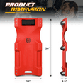 thumbnail image 5 of Magshion 36" Plastic Creeper, Automotive Creeper with Padded Headrest, 330 lbs Capacity Rolling Garage Shop Creeper with 6 Caster Wheels, Red, 5 of 11