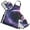Black Hole and Purple Nebula, variant on Purple Glowing Birds Flying 5 Pcs Kitchen Set Heat Resistant Oven Mitts and Non-Slip Pot Holders with Adjustable Cooking Apron