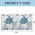 thumbnail image 6 of Summer Sea Turtle Fluorescent Light Covers for Ceiling Lights 4x2 feet,4 Pack Magnetic Light Filters for Classroom,Vintage Ocean Coastal Coral Flower Fluorescent Light Shade Panel for Office School, 6 of 9