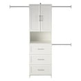 thumbnail image 4 of Nevaeh Ridge 3 Drawer Closet Storage, White, 4 of 9