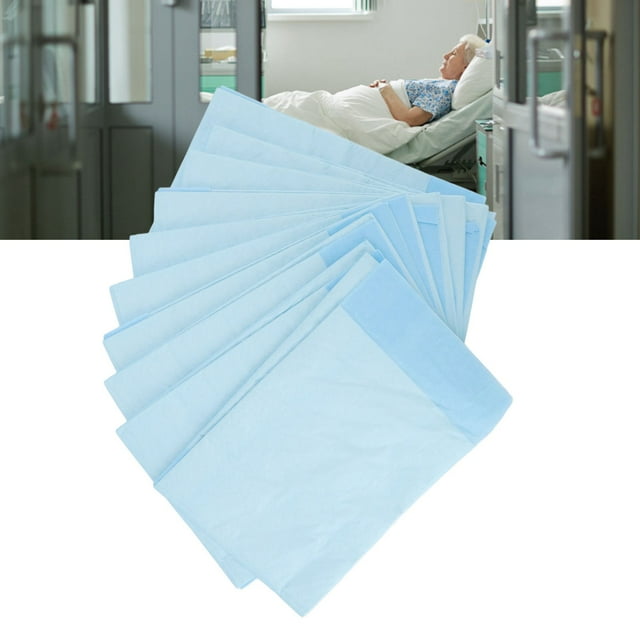 Disposable Bed Pad, Wide Usage Odorless Disposable Underpad 10 Pcs for Infant Health Care