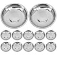 thumbnail image 1 of 12Pcs Stainless Steel Seasoning Dishes Sauce Dishes Round Seasoning Bowls Condiment Cups, 1 of 3
