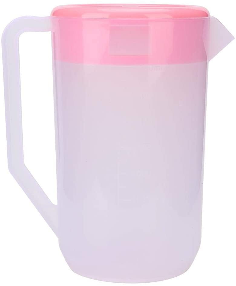 UPKOCH Large Plastic Pitcher with Lid High Temperature Resistant Mix Drinks Water Jug Juice Pot Ice Tea Kettle L 