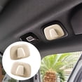 thumbnail image 6 of yotijar 2 Pieces Car Ceiling Hook PP Car Interior Accessories for S60 S90 Beige, 6 of 8