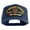 Navy, variant on 1st Infantry Division Vietnam Veteran Patched Solid Cotton Twill 5 Panel Prostyle Snap Cap - Black OSFM