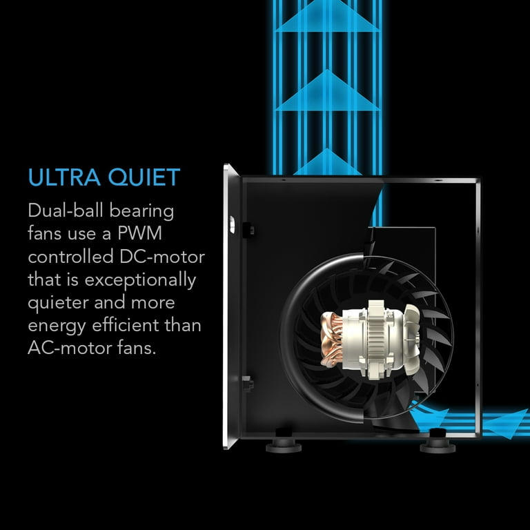 AC Infinity AIRBLAZE T14, Universal Fireplace Blower Fan Kit 14 with  Temperature and Speed Controller, for Lennox, Hearth Glo, Majestic, Rotom -  Walmart.com