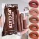 thumbnail image 3 of Matte Lip Gloss Lip Gloss Non Stick Cup 5Lip Gloss Set Gift Box, 3 of 9