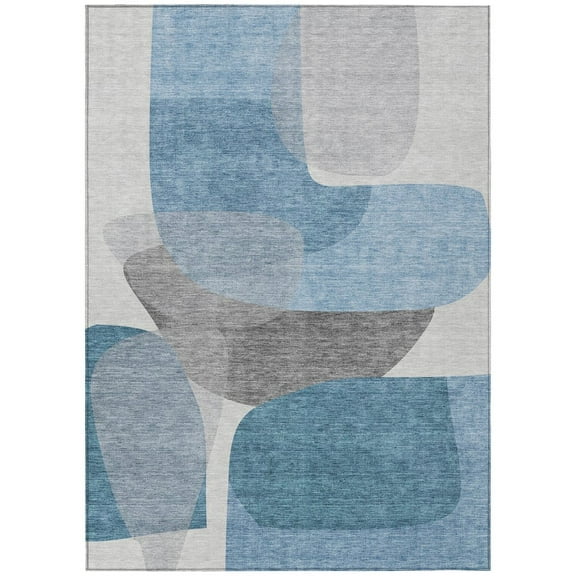 Dalyn Rugs Machine Washable Indoor/Outdoor Chantille ACN2121 Denim 10' x 14' Rug
