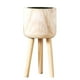 thumbnail image 2 of Maceta de madera con soportes Soporte decorativo para macetas Exhibición rústica Elegante Pequeño Sharpla Soporte para macetas, 2 of 8