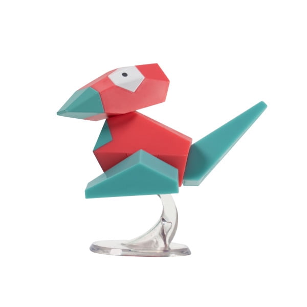 Pokemon Battle Figure 3 Pack - Features 2-Inch Chimchar and Ralts and 3-Inch Porygon with Stand Battle Figures