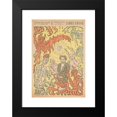 thumbnail image 2 of James Ensor 11x14 Black Modern Framed Museum Art Print Titled - Demons Teasing Me; Poster for the James Ensor Exhibition at the Salon Des Cent in Paris (1898), 2 of 5